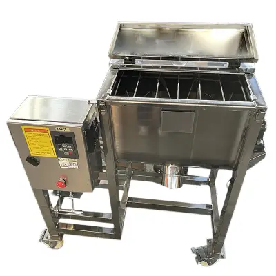 臥式螺帶混合機高粘度粉體漿料均勻混合選型與應用指南
